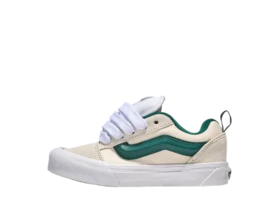 Vans Little Kids Knu Skool "Marshmallow White/Green"