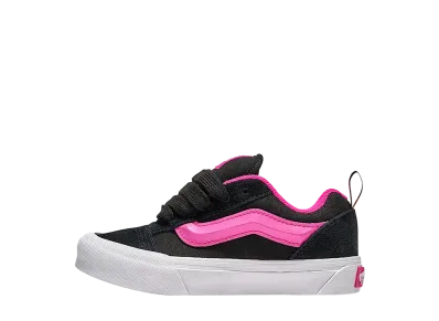 Vans Little Kids Knu Skool "Black/Pink"