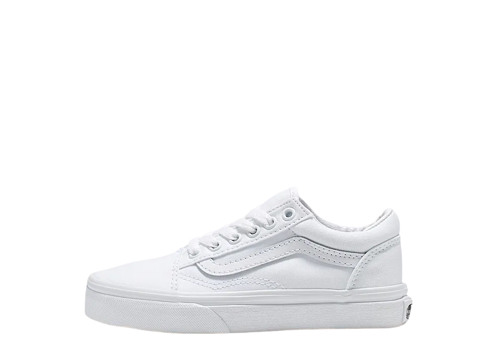 Vans Little Kids Old Skool "True White"