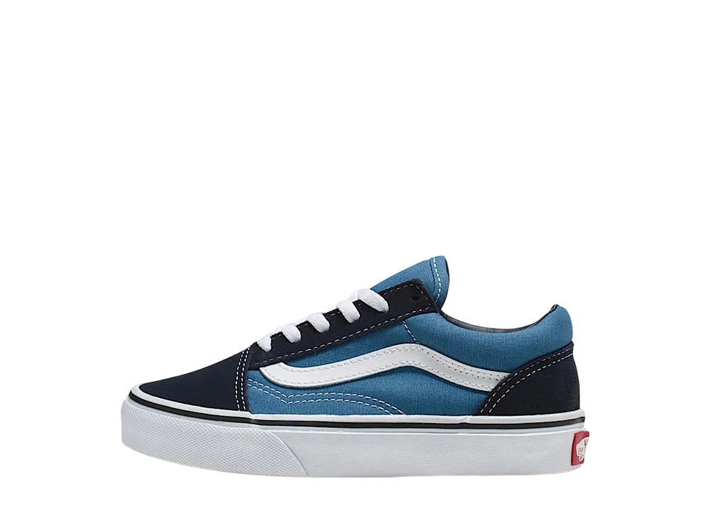 Vans Little Kids Old Skool "Navy Blue/White"
