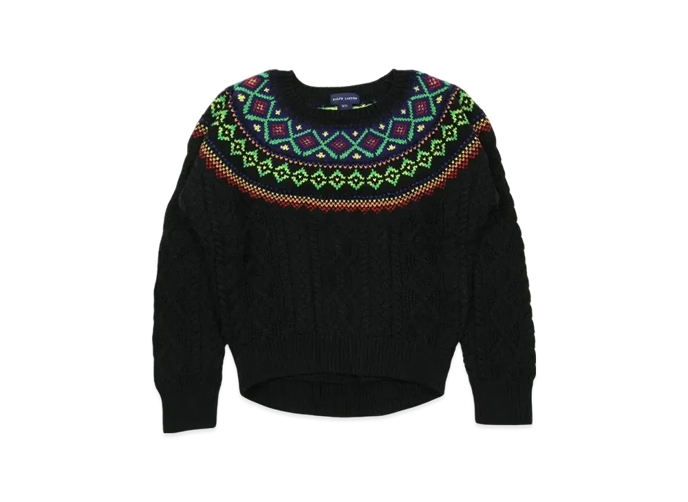 Polo Ralph Lauren Kids Crew Neck Sweater "Black"