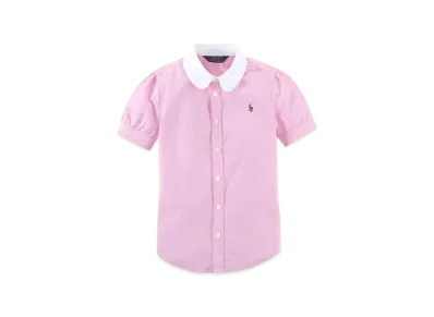 Polo Ralph Lauren Kids Cotton Oxford Shirt "Pink"
