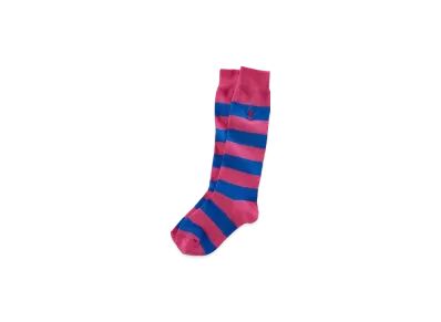 Polo Ralph Lauren Kids Rugby Knee-High Socks "Pink"