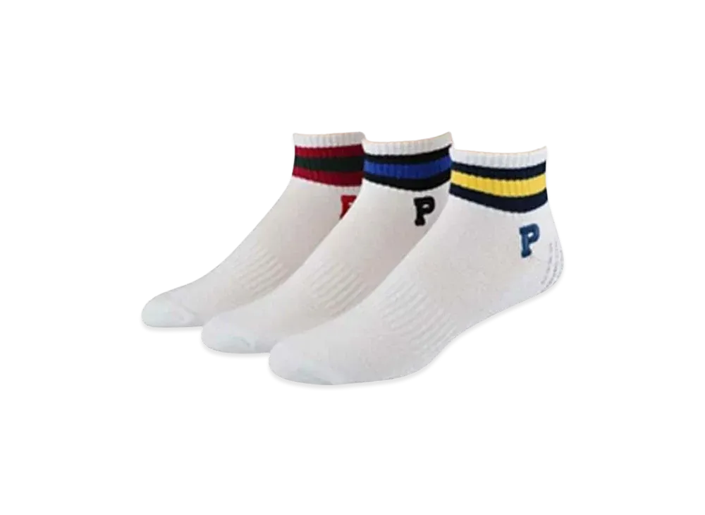 Polo Ralph Lauren Technical Sport Quarter Socks 3-Pack "White"