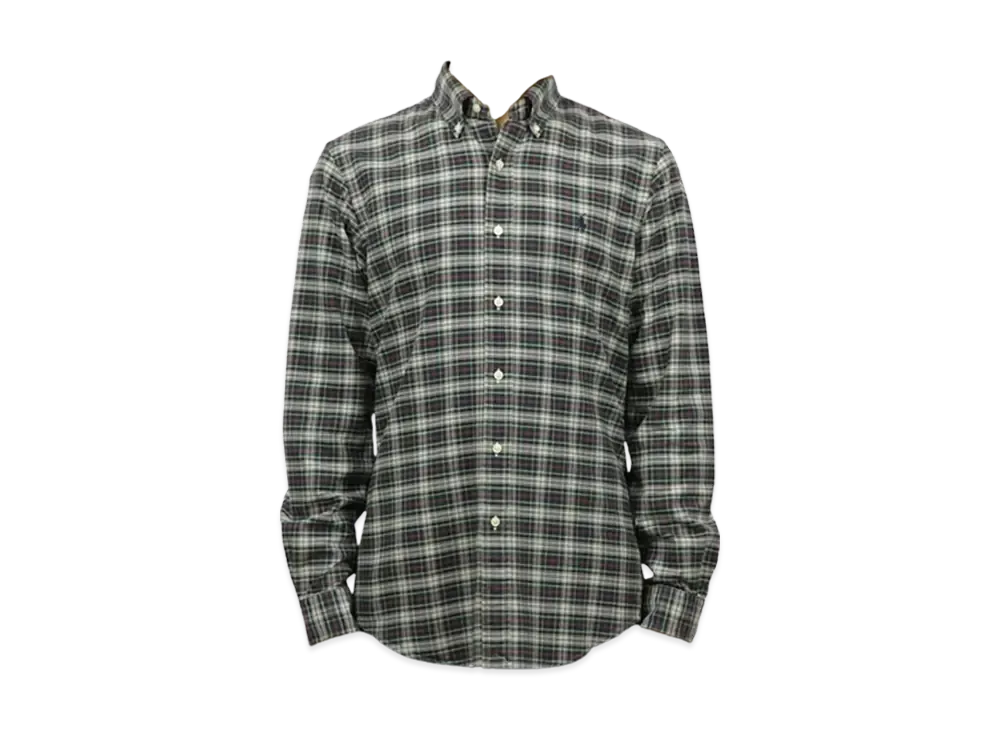 Polo Ralph Lauren Custom-Fit Solid Oxford Shirt "Green"