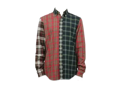 Polo Ralph Lauren Custom-Fit Solid Oxford Shirt "Green/Red"