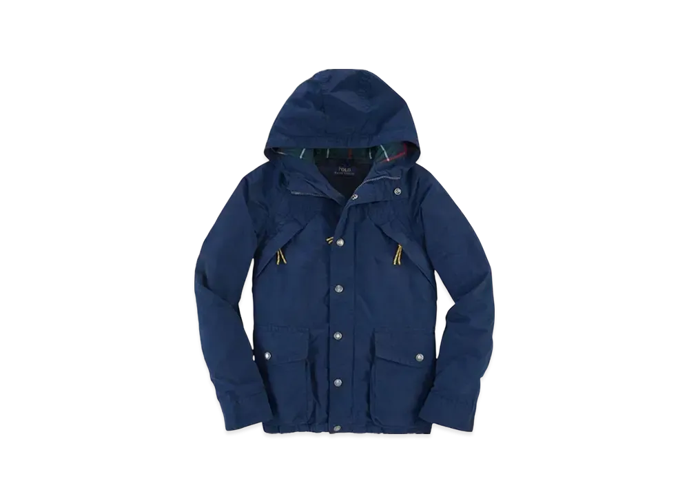 Polo Ralph Lauren Kids Fleece Snap-Front Sweatshirt "Navy"