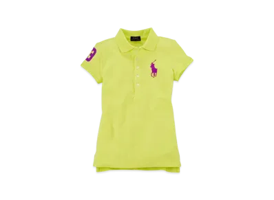 Polo Ralph Lauren Kids Big Pony Stretch Cotton Polo "Yellow"