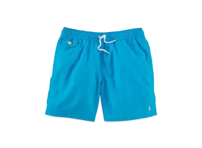 Polo Ralph Lauren Kids Traveler Swim Trunk "Sky Blue"
