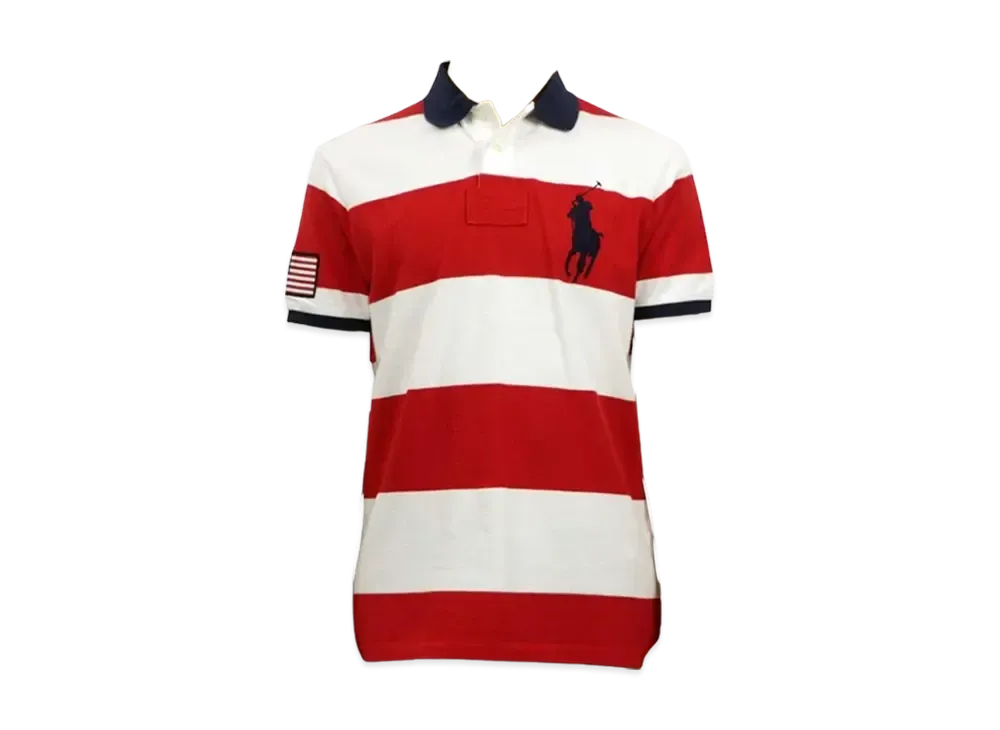 Polo Ralph Lauren Big Pony Stripe Polo "Navy/Red"