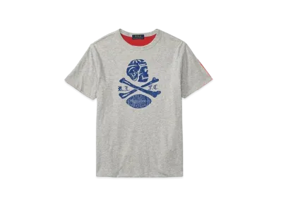 Polo Ralph Lauren Kids Reversible Cotton Graphic Tee "Grey"