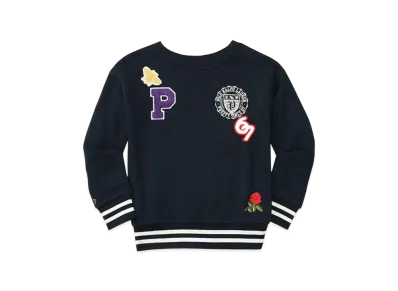 Polo Ralph Lauren Kids Fleece Long-Sleeve Pullover "Navy"