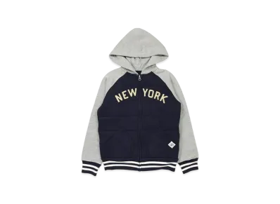 Polo Ralph Lauren Kids Fleece Hood Jacket "Navy/Grey"