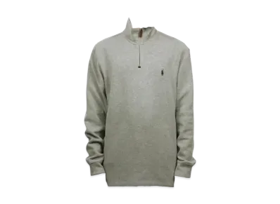 Polo Ralph Lauren Half-Zip Cotton Fleece "Grey"