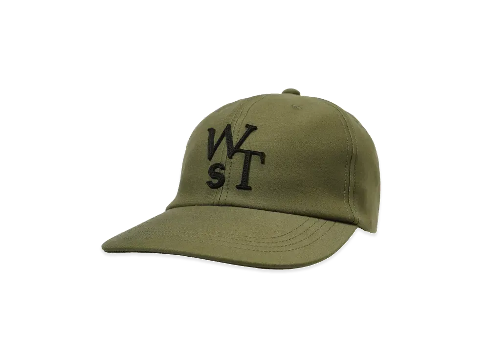 WTAPS x sacai Cotton Back Satin Cap 01 / Cap / Cotton Back Satin "Olive Drab" 2423234D-HT01S / 25-0931S