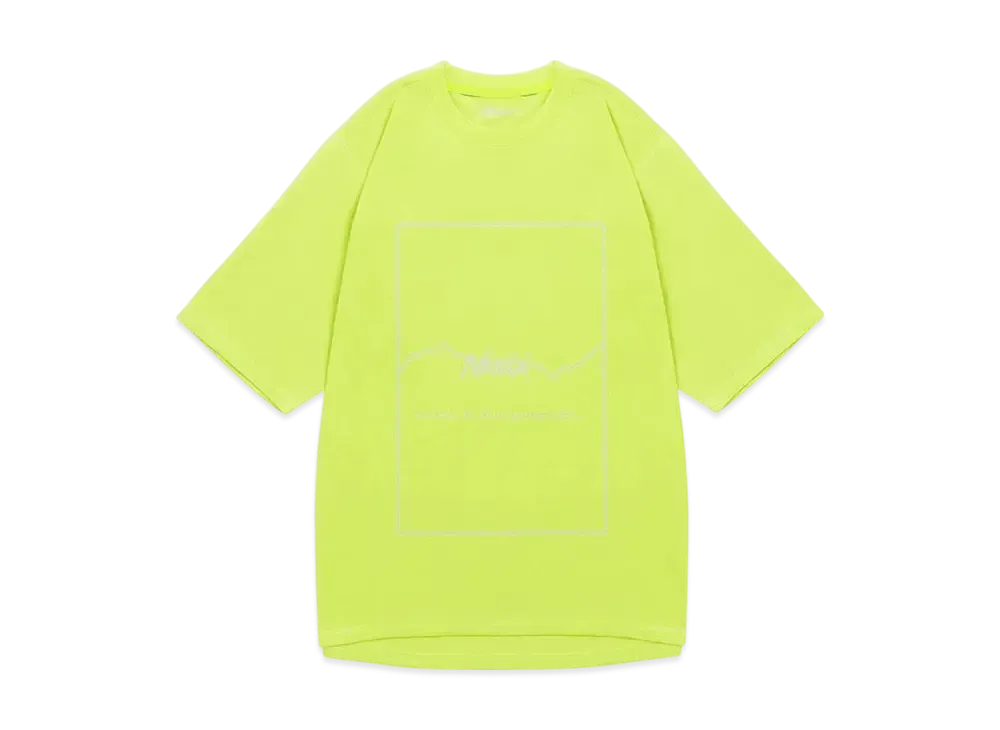 NANGA SS T-Shirt Frame Logo "Mustard"
