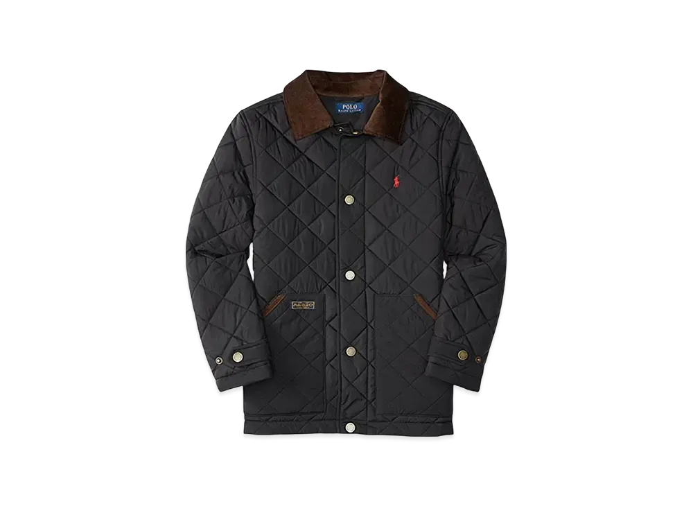Polo Ralph Lauren Kids Diamond-Quilted Jacket "Black"