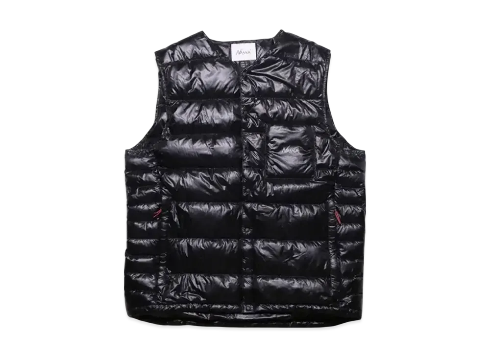 NANGA Inner Down Vest "Black"