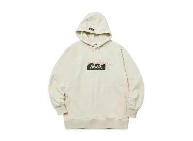 NANGA Logo Pullover Eco Hoodie "Beige"