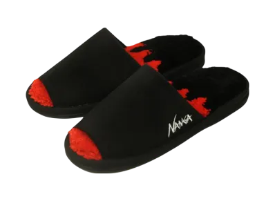 NANGA Logo Room Shoes "RedBlack"