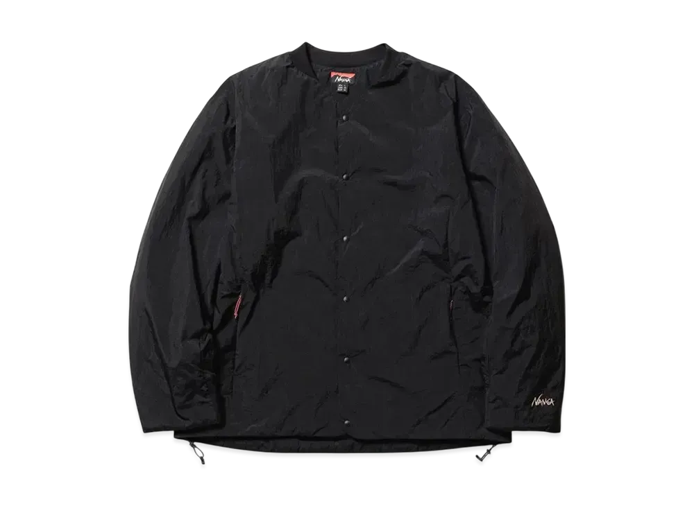 NANGA CollarleSS Cardigan "Black"