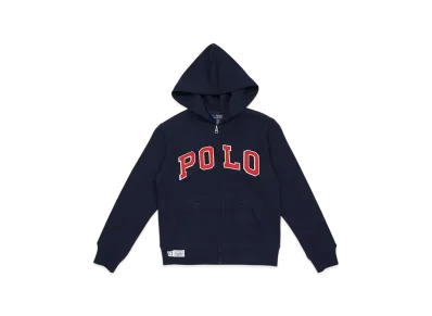 Polo Ralph Lauren Kids Cotton Blend Fleece Hoodie "Navy"