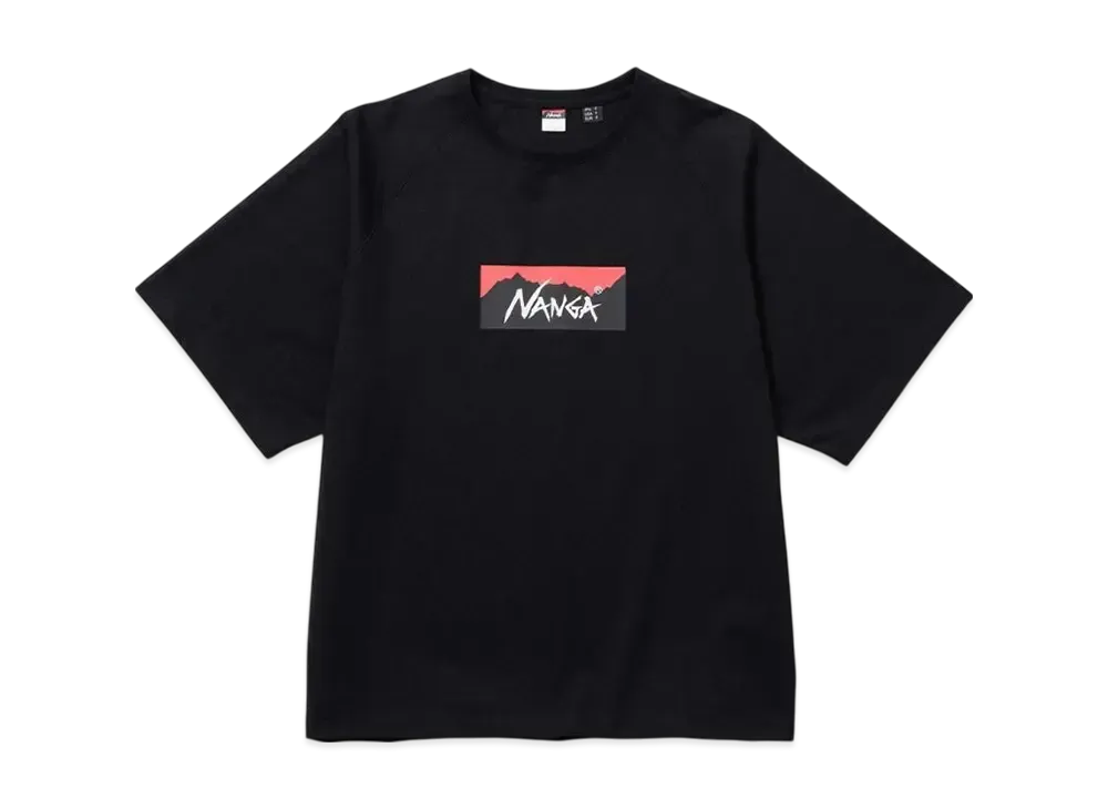 NANGA SS T-Shirt Crew Neck Eco Hybrid "Black"