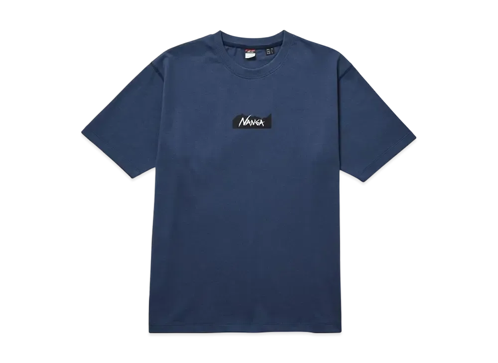 NANGA SS T-Shirt Crew Neck Eco Hybrid "Navy"