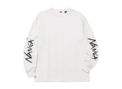 NANGA LS T-Shirt Crew Neck Eco Hybrid "White"
