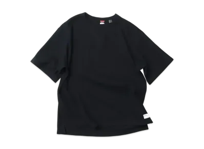 NANGA SS T-Shirt Eco Hybrid Waffle "Black"