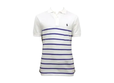 Polo Ralph Lauren Pile Polo Shirt "White/Blue"