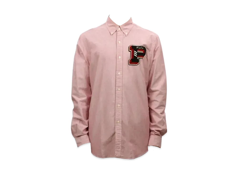 Polo Ralph Lauren Patch Cotton Oxford Shirt "Pink"