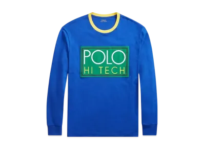 Polo Ralph Lauren Hi Tech Logo Graphic Long-Sleeve T-Shirt "Blue"