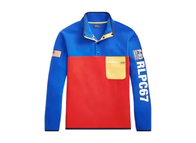 Polo Ralph Lauren Hi Tech Color-Blocked Pullover Fleece "Blue/Red"