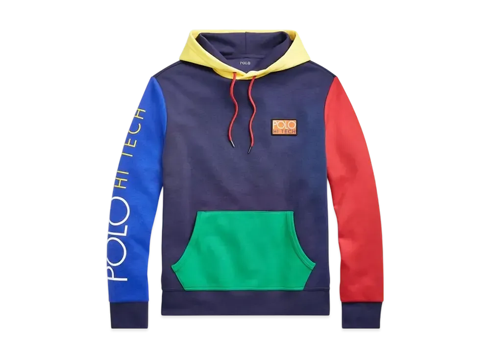 Polo Ralph Lauren Hi Tech Color-Blocked Hoodie "Navy/Red"