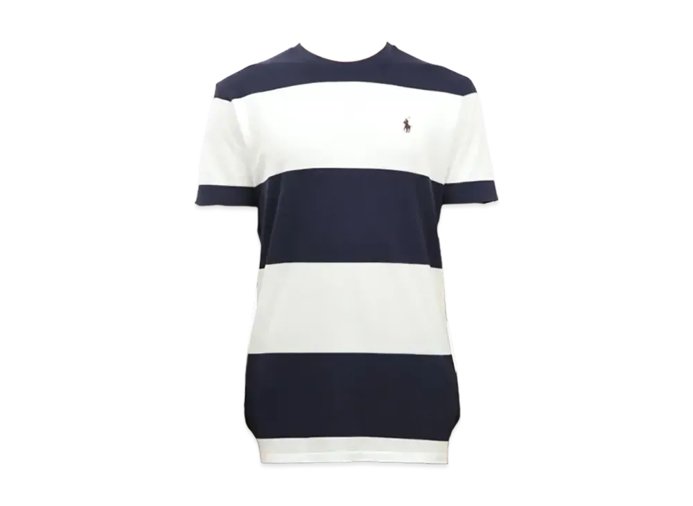 Polo Ralph Lauren Deer Child Stripe Tee "Navy/White"