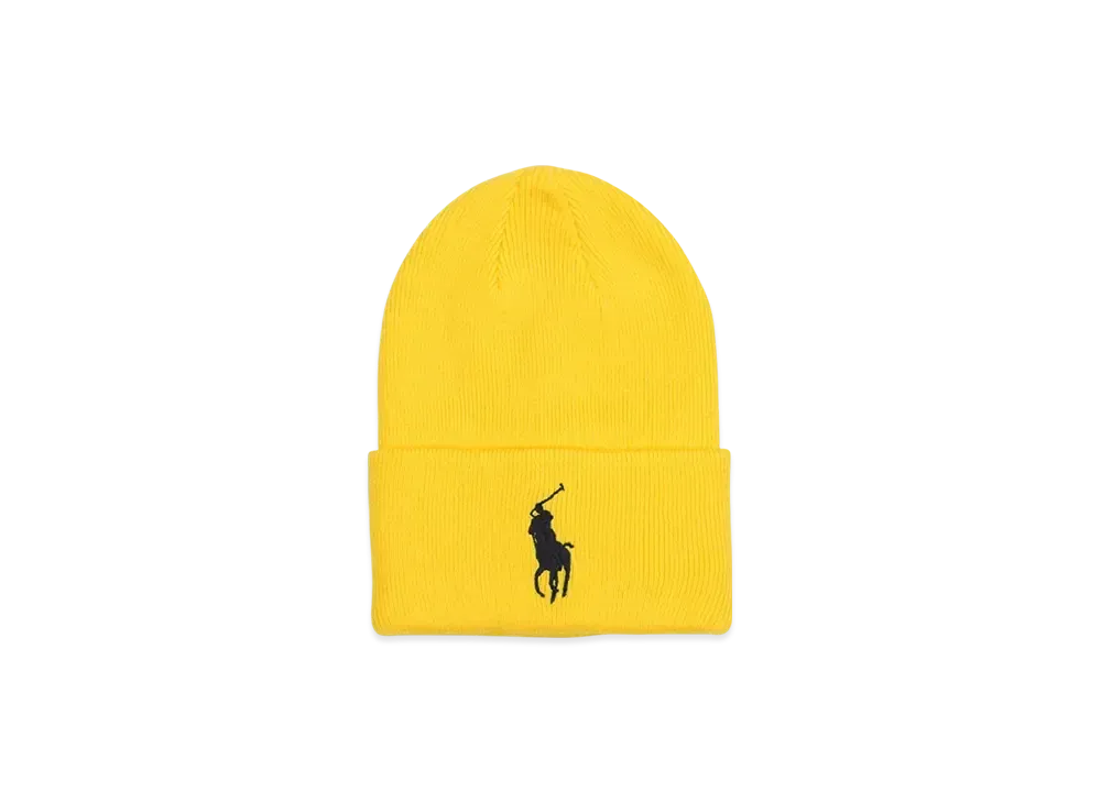 Polo Ralph Lauren Big Pony Cuff Hat "Yellow"