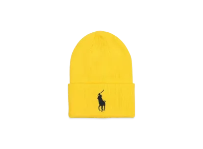 Polo Ralph Lauren Big Pony Cuff Hat "Yellow"