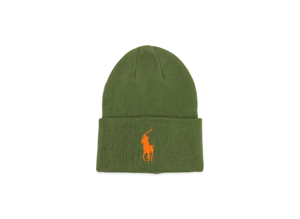 Polo Ralph Lauren Big Pony Cuff Hat "Olive"
