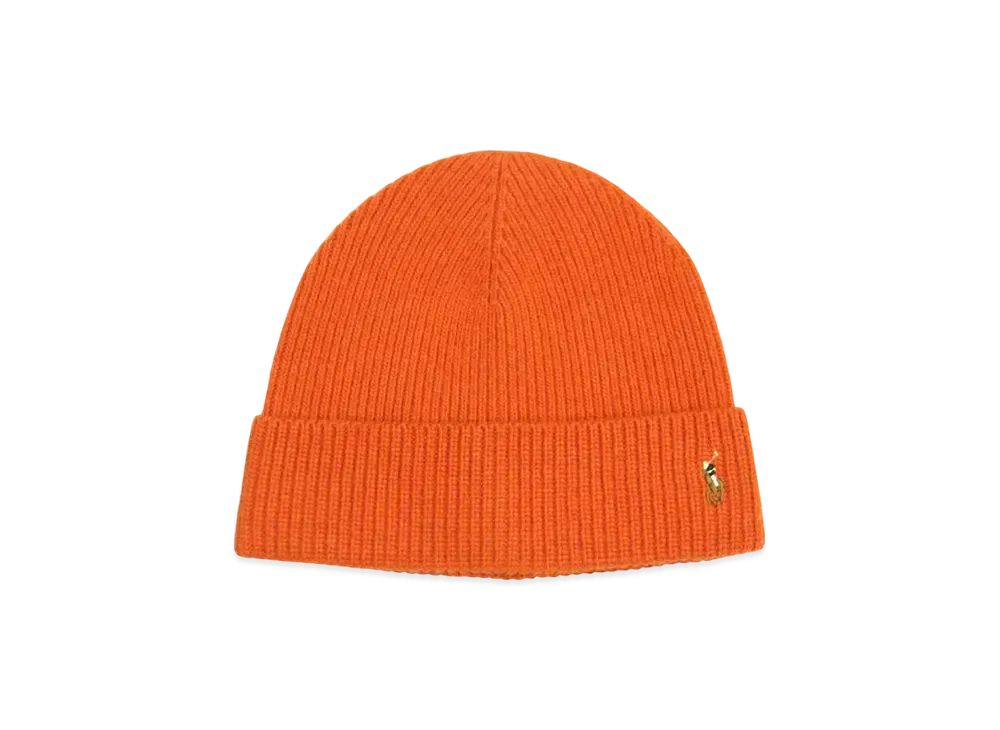Polo Ralph Lauren Signature Cuff Hat "Orange"