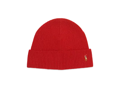 Polo Ralph Lauren Signature Cuff Hat "Red"