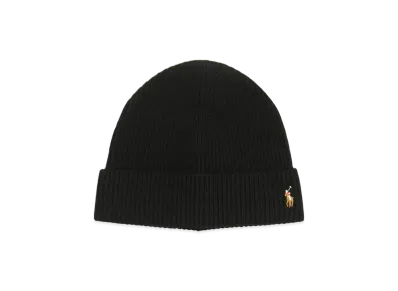 Polo Ralph Lauren Signature Cuff Hat "Black"