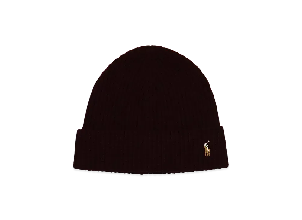 Polo Ralph Lauren Signature Cuff Hat "Burgundy"