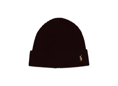 Polo Ralph Lauren Signature Cuff Hat "Burgundy"