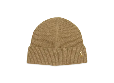 Polo Ralph Lauren Signature Cuff Hat "Light Brown"