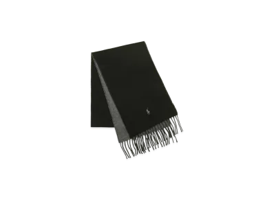 Polo Ralph Lauren Classic Reversible Scarf "Black/Grey"