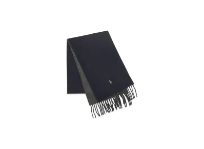 Polo Ralph Lauren Classic Reversible Scarf "Navy/Charcoal"
