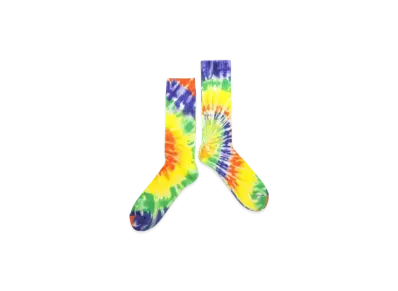 Polo Ralph Lauren Spiral Tie Dye Single Socks "Green/Yellow"