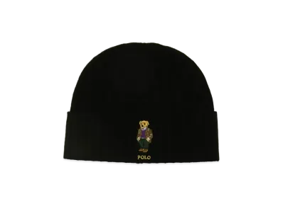 Polo Ralph Lauren Classic Cable Heritage Bear Beanie "Black"