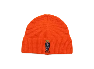 Polo Ralph Lauren Regatta Bear Tall Beanie "Orange"